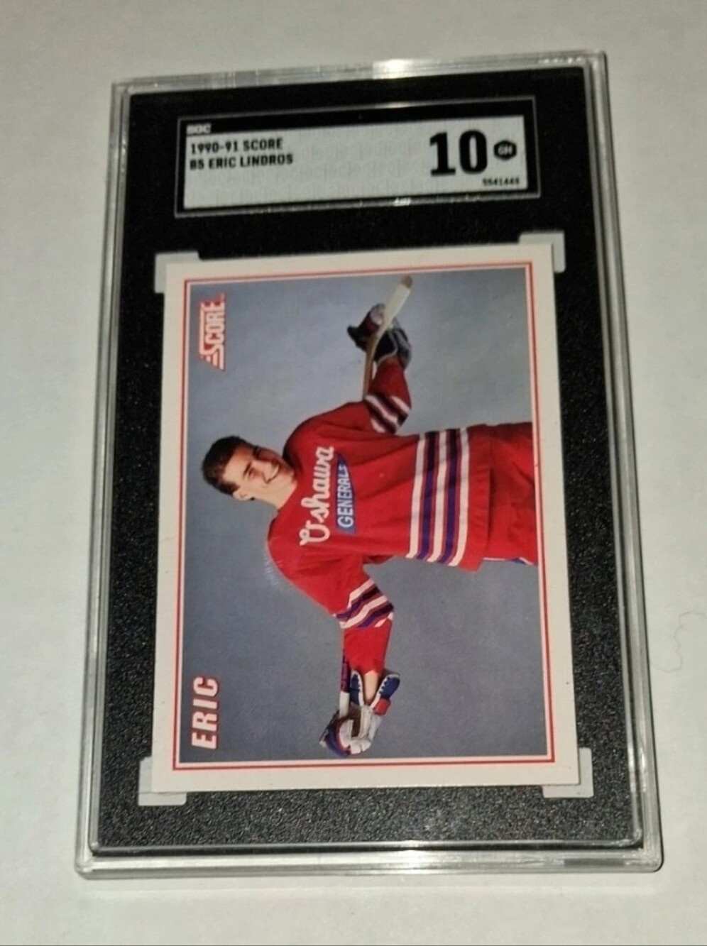 Eric Lindros 1990-91 Rookie SGC 10